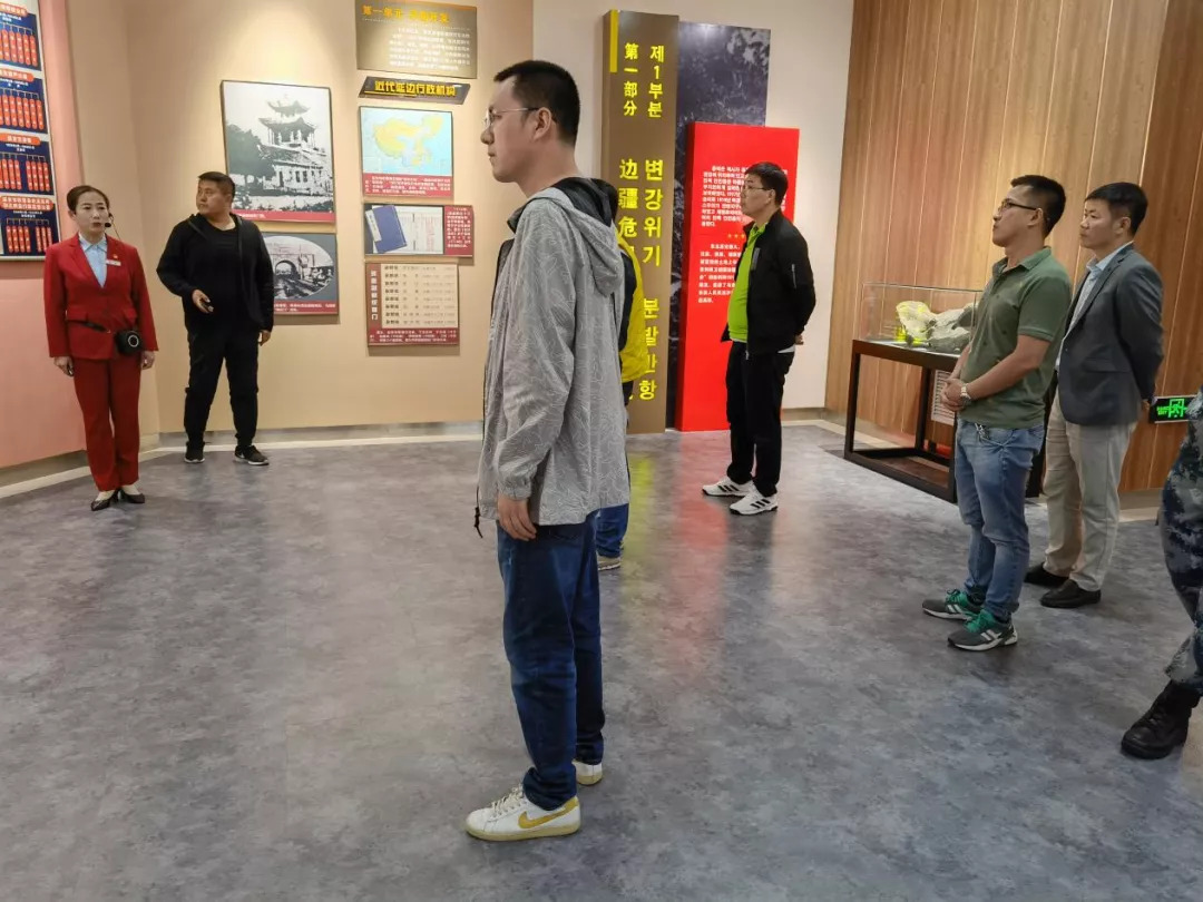 吉林省爱心企业协会到吉林汪清爱国主义教育中心参观学习