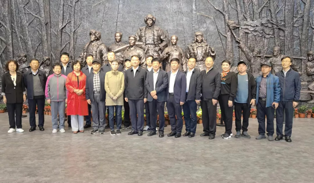 牡丹江市老促会会长杨明一行到汪清县考察红色资源开发利用情况