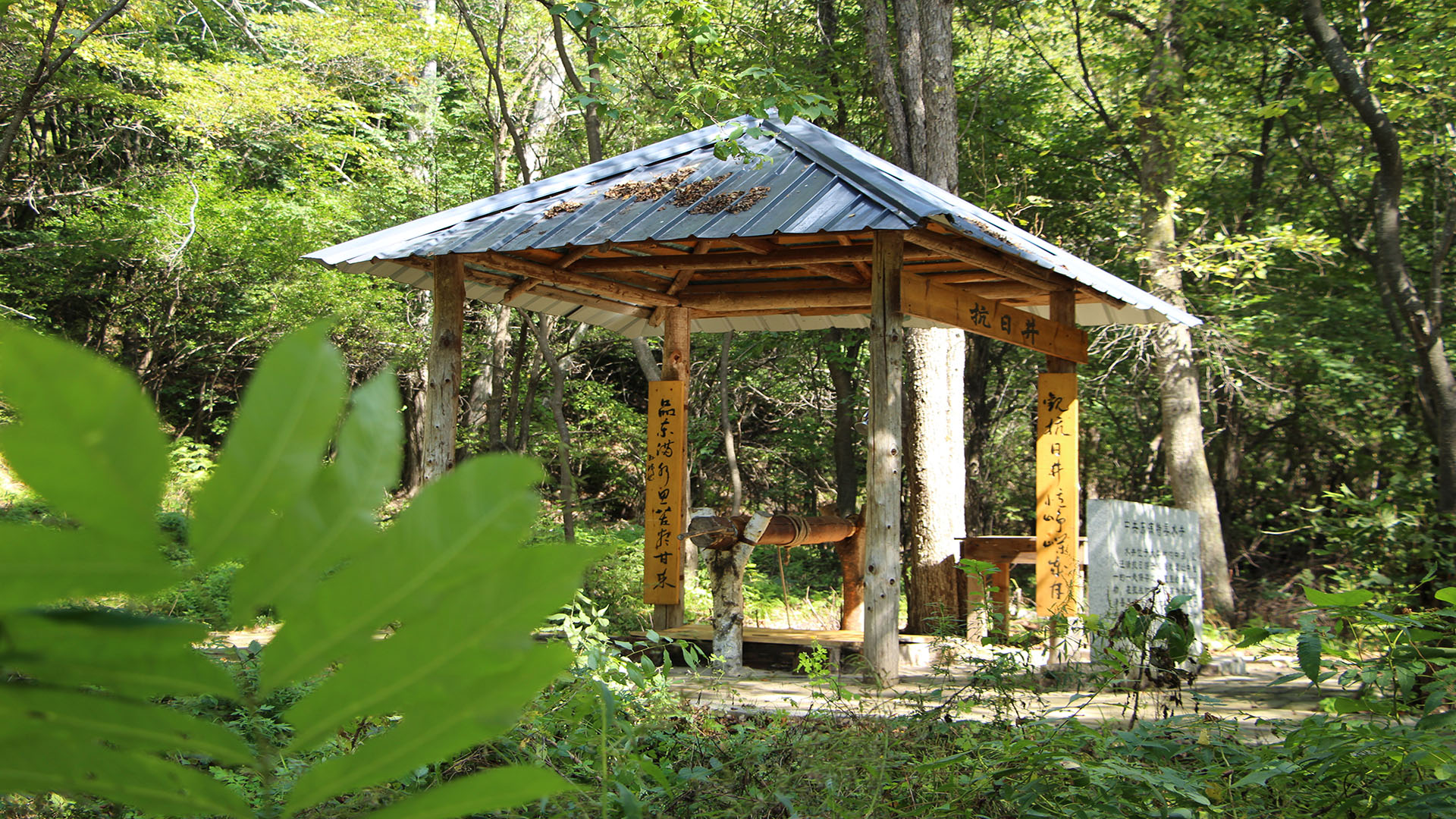 位于小汪清（马村）抗日游击根据地内的：抗日井遗址